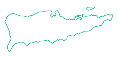 St. Croix USVI map outline